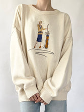 Load image into Gallery viewer, Vintage 1920s Style Woman Golf Sweater (XL)
