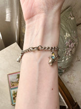 Load image into Gallery viewer, Genuine 1950s Vintage Disney Silver Tone Charm Bracelet