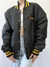 Load image into Gallery viewer, 1980's Bishop Foley Venturettes Varsity Cheerleading Bomber Jacket (S)