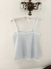 Load image into Gallery viewer, 1960s Blue Lace Trim Silky Pajama Set (L)