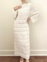 Load image into Gallery viewer, Vintage 1950s White Mexican Wedding Slip Dress (M)