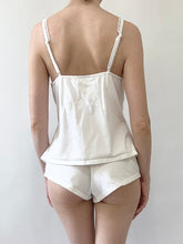 Load image into Gallery viewer, Vintage “Just Married” Embroidered Bridal Lounge Set (M/L)