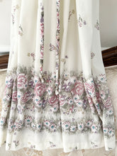 Load image into Gallery viewer, 1970s Lavender Watercolor Dainty Floral Dress