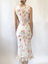 Load image into Gallery viewer, Pink Floral 1990s Slip Dress (XXS)