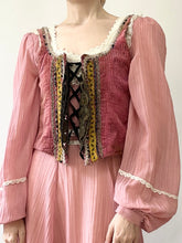 Load image into Gallery viewer, Antique 1930s Hand Made Theater Costume Corset Waist Coat (S/M)