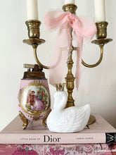 Load image into Gallery viewer, 1970s Milk Glass Swan Perfume Bottle by Avon