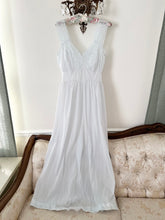 Load image into Gallery viewer, Baby Blue Vintage 1950s Cinderella Nightgown Slip Dress (S)