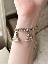 Load image into Gallery viewer, Genuine 1950s Vintage Disney Silver Tone Charm Bracelet