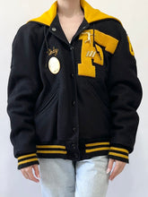 Load image into Gallery viewer, 1985 Bishop Foley Venturettes Varsity Cheerleading Letterman Jacket (S)