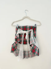 Load image into Gallery viewer, Vintage 1950s Red and Green Holiday Plaid Apron