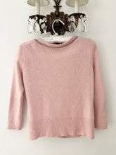 Load image into Gallery viewer, Pink Vintage 1950s Style Beaded Bow Cardigan Sweater