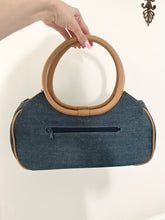 Load image into Gallery viewer, 90s Denim Embroidered Beaded Boho Shoulder Bag
