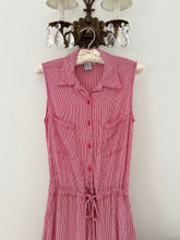 Load image into Gallery viewer, 1990s Vintage Red and White Gingham Dress (S)