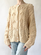 Load image into Gallery viewer, Hand Knit Mohair Pom Pom Sweater (M)