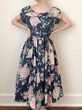 Load image into Gallery viewer, Floral Shabby Chic Cotton Belted Dress (S/M)