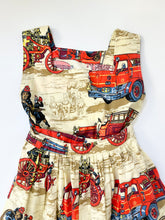 Load image into Gallery viewer, Vintage Hand Made Firefighter Novelty Skirt & Top Set (S/M)