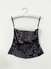 Load image into Gallery viewer, Strapless Bustier Rose Blouse (4, S)