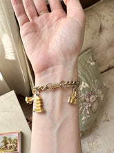 Load image into Gallery viewer, 1950s Vintage Disney Gold Tone Charm Bracelet
