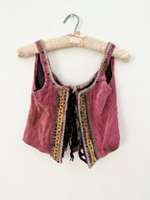 Load image into Gallery viewer, Antique 1930s Hand Made Theater Costume Corset Waist Coat (S/M)