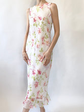 Load image into Gallery viewer, Pink Floral 1990s Slip Dress (XXS)