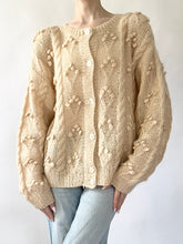 Load image into Gallery viewer, Hand Knit Mohair Pom Pom Sweater (M)