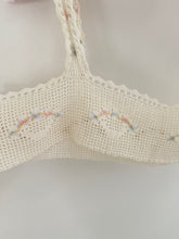 Load image into Gallery viewer, Antique Edwardian Crochet Colorful Floral Embroidered Yoke Collar