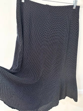 Load image into Gallery viewer, Vintage Italian Black Swiss Dot Skirt (M)