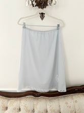Load image into Gallery viewer, 1960s Blue Lace Trim Silky Pajama Set (L)