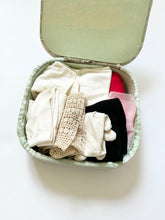 Load image into Gallery viewer, Vintage Gloves Collection in Blue Quilted Satin Boxes