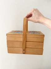 Load image into Gallery viewer, Hand Painted Wooden Handbag Box