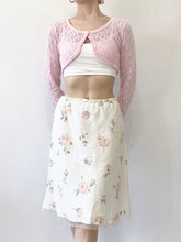 Load image into Gallery viewer, Blushing Rose Linen Skirt (XS)