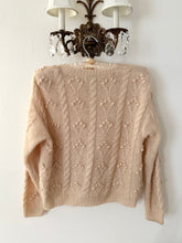 Load image into Gallery viewer, Hand Knit Mohair Pom Pom Sweater (M)