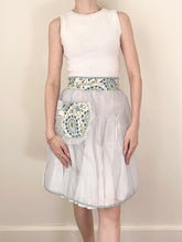 Load image into Gallery viewer, 1950s Blue and White Paisley Apron