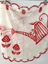Load image into Gallery viewer, 1940s Red Watering Can Gardening Apron