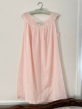 Load image into Gallery viewer, Pink Vintage 1970s Embroidered Nightgown Dress
