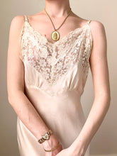 Load image into Gallery viewer, 1930s 1940s Silk Bias Cut Lingerie Slip Dress (S)