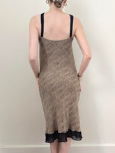Load image into Gallery viewer, Vintage Y2K Pure Silk Novelty Print Dress (M)