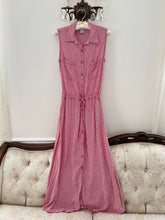 Load image into Gallery viewer, 1990s Vintage Red and White Gingham Dress (S)