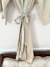 Load image into Gallery viewer, Green Satin Vintage 1940s Japanese Embroidered Robe (OS)