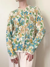 Load image into Gallery viewer, 50s Pastel Floral Soft Dainty Cardigan Sweater (S)