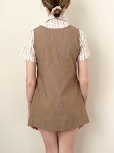 Load image into Gallery viewer, 1970s Girl Scout Brownies Uniform Dress Set (XXS, Girls 8)