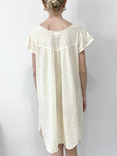 Load image into Gallery viewer, 70s Soft Yellow Bow Nightgown (S)