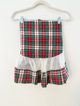 Load image into Gallery viewer, Vintage 1950s Red and Green Holiday Plaid Apron