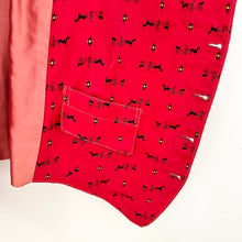 Load image into Gallery viewer, Handmade 60s Red Velvet Reversible Vest (M)