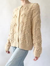 Load image into Gallery viewer, Hand Knit Mohair Pom Pom Sweater (M)