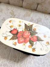 Load image into Gallery viewer, Navy 1950s Handmade Strawberry Basket Purse