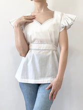 Load image into Gallery viewer, Hand Made 70s Cotton Apron Blouse (S-XXL)