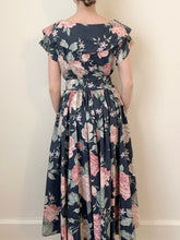 Load image into Gallery viewer, Floral Shabby Chic Cotton Belted Dress (S/M)