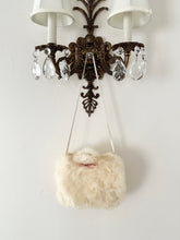 Load image into Gallery viewer, 1940s 1950s White Ivory Kitten Fur Hand Muff