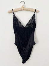 Load image into Gallery viewer, Black Lace Vintage 80s Teddy (S/M)